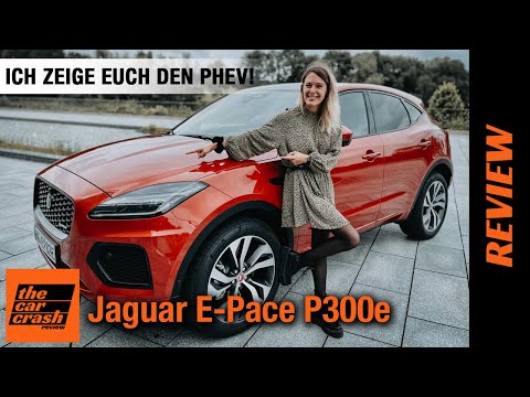 Jaguar E-Pace P300e (2021) Jessi zeigt euch den Plug-in Hybrid! 🐆 Review | Test | Laden | Reichweite