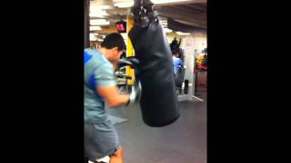 Brotherhood Fitness - Working the punching bags