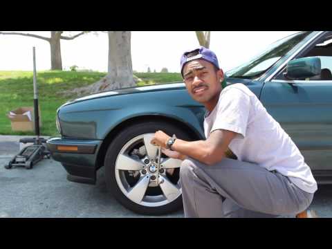 HOW TO CHANGE BMW E34 ROTORS (Drilled & Slotted)