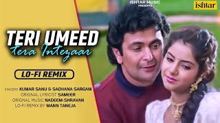 Teri Umeed Tera Intezar - LO-FI Remix | Deewana | Rishi Kapoor, Divya Bharti | 90's #romantic Song