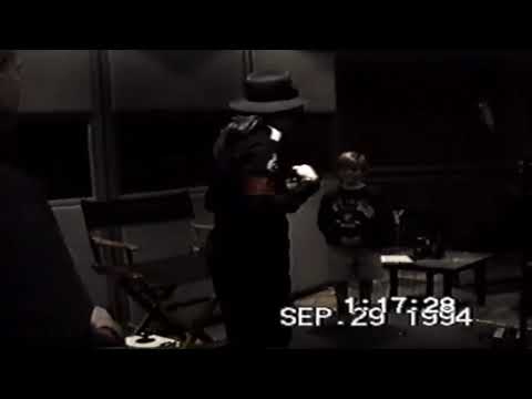 NEW RARE footage of Michael Jackson recording "Stranger in Moscow"