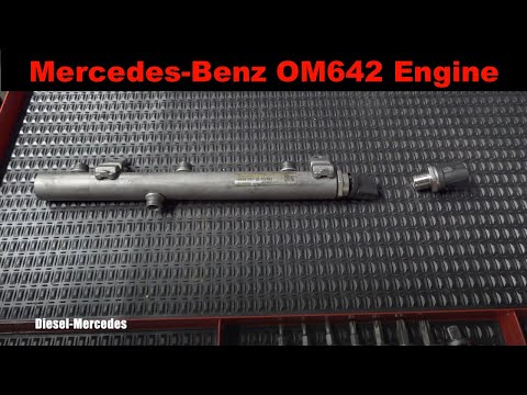 Mercedes Engine OM642 Fuel Pressure Sensor Replacement