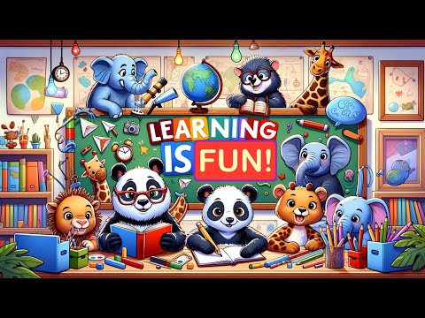 🌈🐧 Learning Animals (Bear, Penguin & More) Is A Fun Adventure! ❤️ Brightest Kids! ❤️ Children’s Show