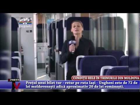 Conditii rele in trenurile din Rep. Moldova - XpressTv