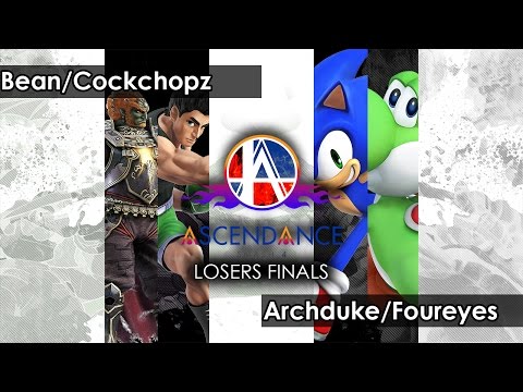 Smash 4: Bean/Cockchopz V Archduke/Foureyes - Ascendance 16 Tournament SSB4