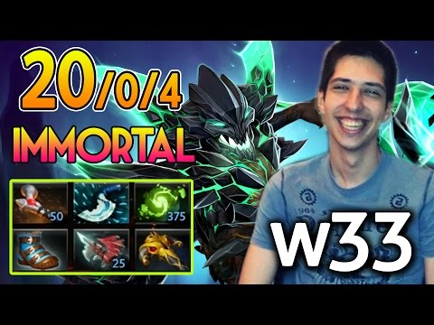 W33 DOTA 2 [Outworld Devourer] Crazy Game 20/0/4