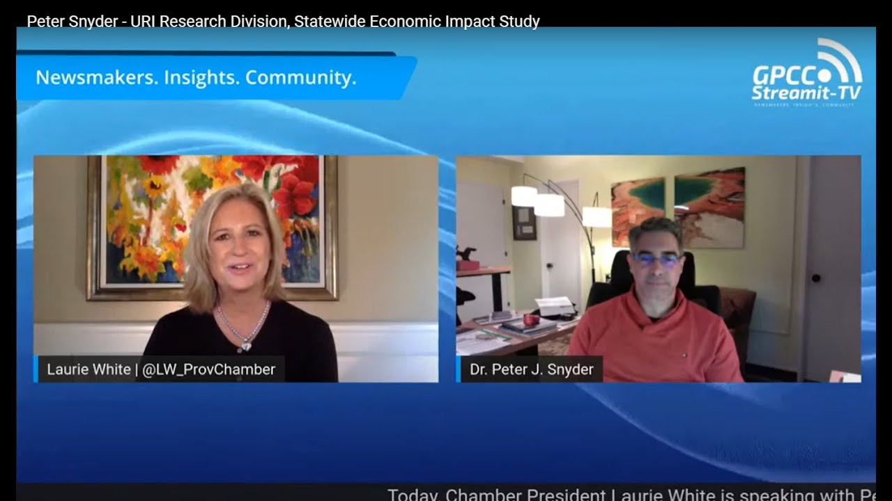 Peter Snyder - URI Research Division, Statewide Economic Impact Study