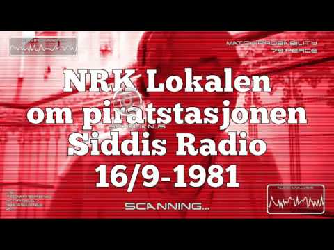 NRK Rogaland og piratstasjonen Siddis Radio 16/9-1981