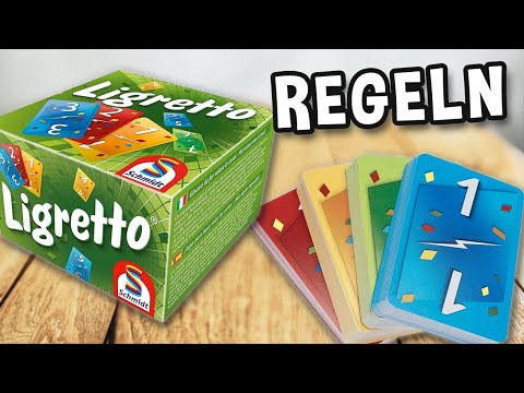 LIGRETTO (Regeln) - Spielregeln TV (Spielanleitung Deutsch) - SCHMIDT SPIELE Grüne Edition