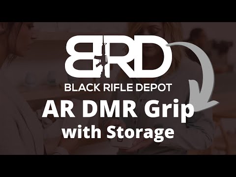 AR DMR Grip with Storage | Black Rifle Depot | Unboxing Products