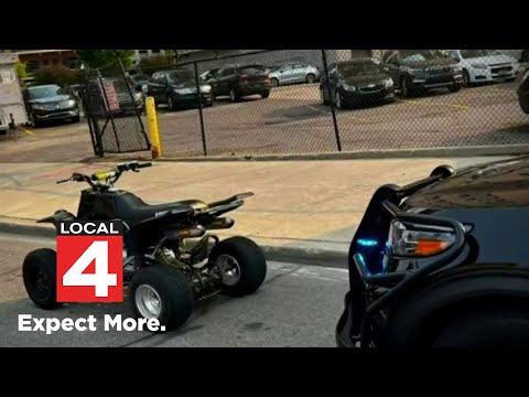 1 taken into custody after crashing ATV into Detroit police cruiser