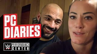 NXT Superstars Ricochet and Kacy Catanzaro take you to the gym