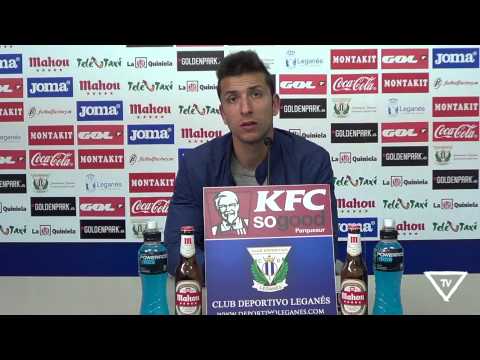 Rueda de Prensa Borja Lázaro Leganés Valladolid