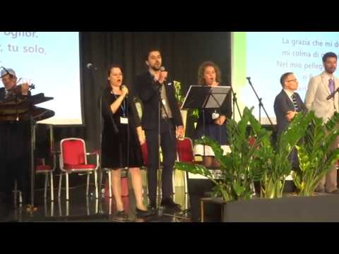 Inno Stupenda Grazia di Gesù con preghiera finale in lingua italiana, portoghese e inglese