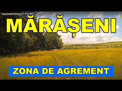 VASLUI Zona de agrement padure MARASENI video 2017