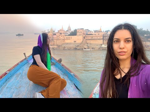 Arriving in Varanasi India: benares, the holy city, the ganges river valley