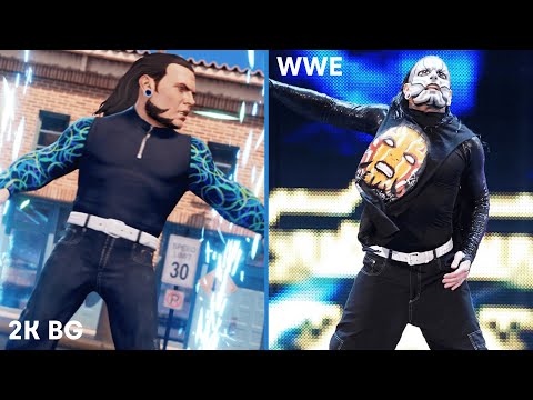 WWE 2K Battlegrounds Vs. WWE