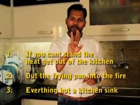 English expression 4: "Everything but a kitchen sink" by Dr. English | Lingo School of Languages