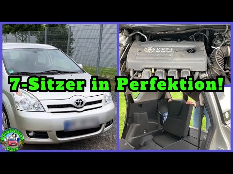 TOYOTA COROLLA VERSO (2004) Vorstellung, Motor- & Auspuffsound!