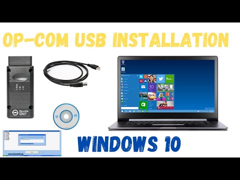 OP COM usb v2 driver Windows 10 / How to op com windows driver /op com windows 10/7/xp