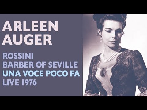 Arleen Auger - Rossini: BARBER OF SEVILLE, Una voce poco fa, Live 1976