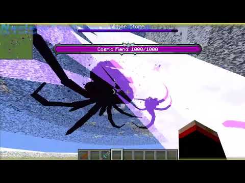 EPIC Minecraft Mob Battle: Witherstorm vs. Cosmic Fiend!