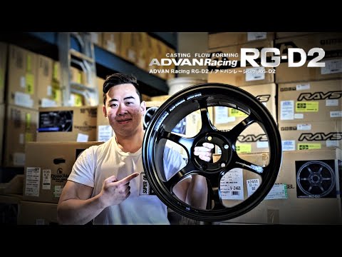 ADVAN RG-D2 - Everything You Need to Know. Yokohama Wheel 18x9.5 +35 - Semi Gloss Black
