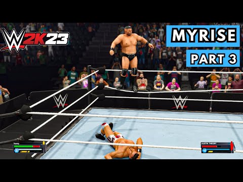 WWE 2K23 MyRise Walkthrough Gameplay Part 3 - Vanny (The Lock) (Legend Difficulty)
