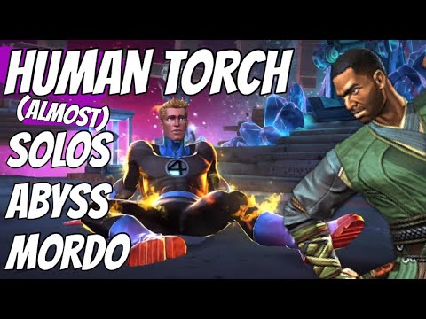 How To Fight Abyss MORDO With Human Torch - Solo?? - Incinerate GOD!! - Marvel Contest of Champions