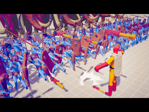 🥊 SAITAMA ONE PUNCH MAN Vs ⚔️ 100x EVERY TEAM / Totally Accurate Battle Simulator ( TABS )