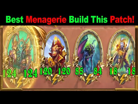 Best Menagerie Build! Crazy Passive Free Scaling Each Turn! | Christian Hearthstone Battlegrounds