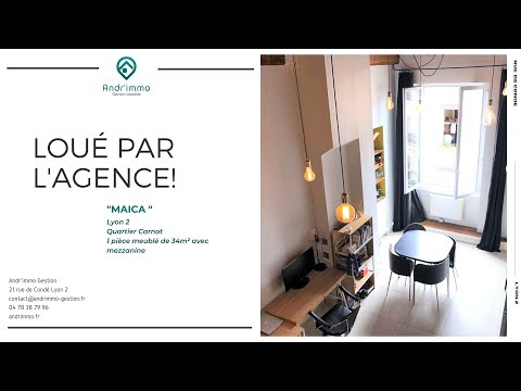 LE MAICA - Charmant T1 de 34m² avec mezzanine à Lyon 2e