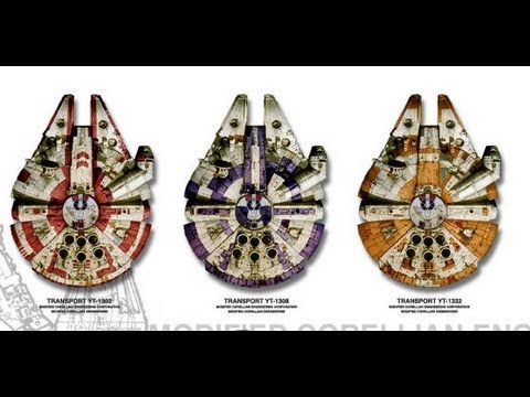 Repainting a Millennium Falcon