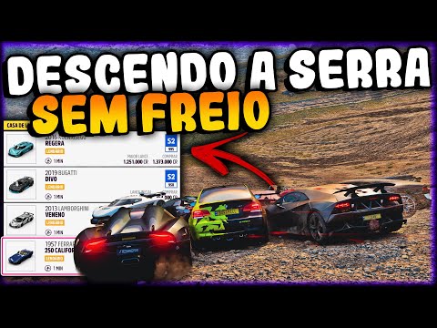 ELE RECLAMOU MÁS - DESCENDO A SERRA SEM FREIO DE LEILÃO FORZA HORIZON 5 ONLINE