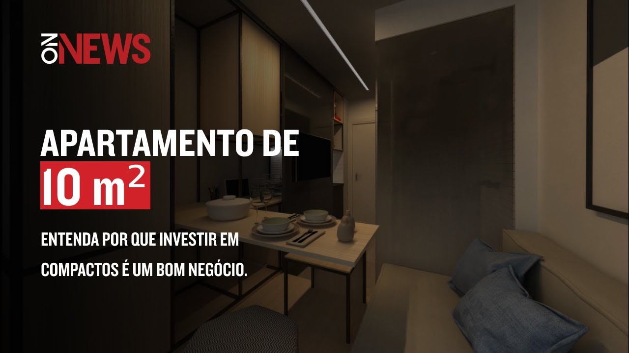 Conheça o apartamento de 10m² que viralizou na internet. O menor da América Latina.