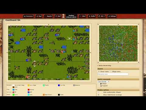 When you get overpowered in TribalWars - Run or Fight