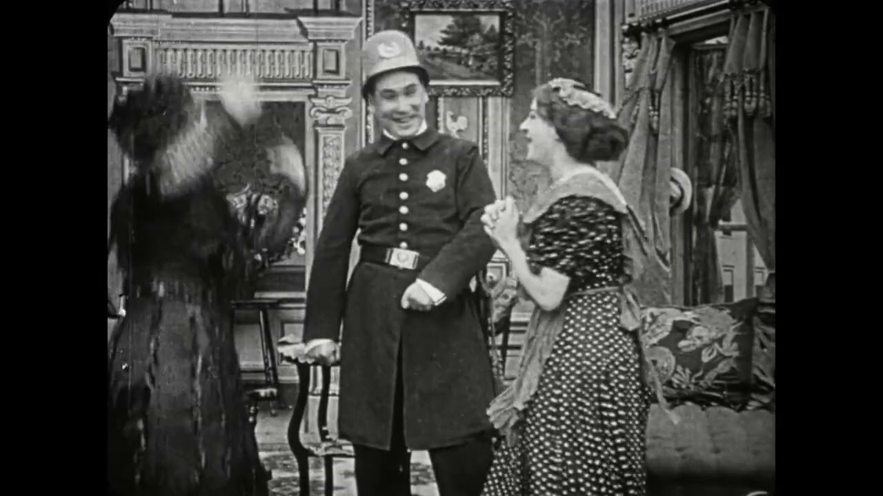 A Simple Mistake (1910) L'Erreur du policeman [28 mm Pathé Kok version c.1912]