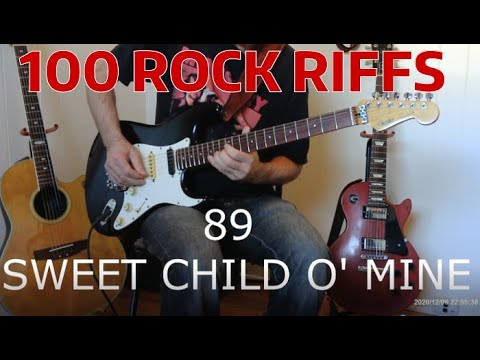 100 Guitar Riffs In One Take ( Tabs Link Available For All 100 Riffs )