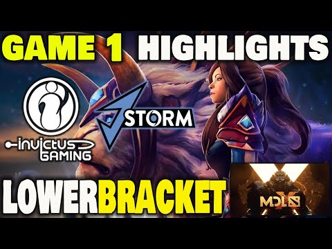 INVICTUS GAMING VS J.STORM GAME 1 Highlights MDL Chengdu Major Lower Bracket