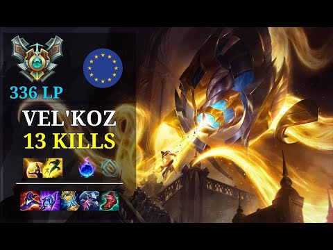 Vel'Koz Mid vs Karthus - 13 kills - Péon Zlx EUW Grandmaster (336 LP) Patch 11.5
