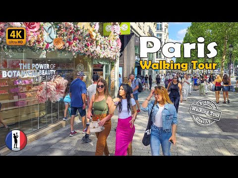 🇫🇷 Champs-Élysées Walking Tour | Paris Iconic Avenue | France 2024 | 4k60fps