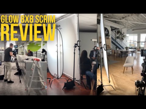 BEST 8x8 Diffusion Frame | Glow 8x8' Portable Butterfly Light Modifier Collapsible Kit Review