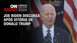 Joe Biden discursa após vitória de Donald Trump | BASTIDORES CNN
