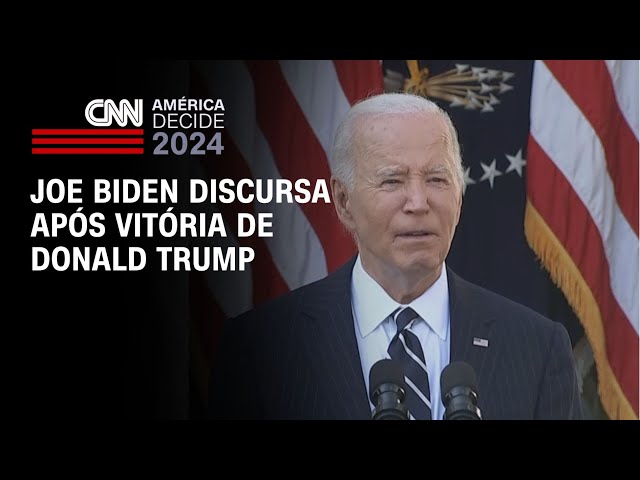 Joe Biden discursa após vitória de Donald Trump | BASTIDORES CNN