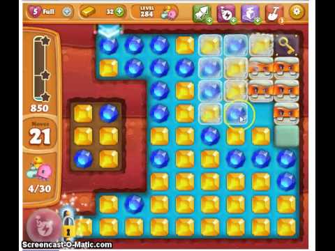 Diamond Digger Saga Level 284 1 Stars No Boosts