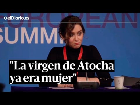 Ayuso, sobre llamar Almudena Grandes a la estación de Atocha: "La virgen de Atocha ya era mujer"