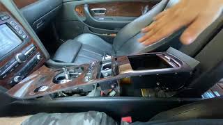 2006-2012 Bentley continental GT center console removal