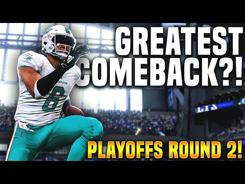 PLAYOFFS ROUND 2! GREATEST COMEBACK!? Madden 20 Face Of the Franchise