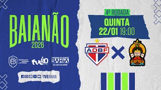 BAHIA DE FEIRA 1X1 PORTO | PARTIDA COMPLETA | #BaianãoNaTVE - 22/01/2026