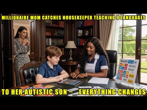 MILLIONAIRE Mom Catches Housekeeper Teaching 9 LANGUAGES to Her AUTISTIC Son –_ Everything Changes